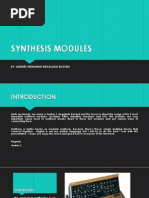 Synthesis Modules