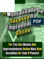 A Mentalidade de Sucesso Do Empreendedor Online