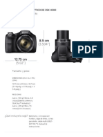 Camara - DSC-H300 - Cyber-Shot™ - Sony PDF