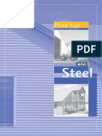 Price List: Steel