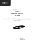 Samsung SGH-A736/7 Manual