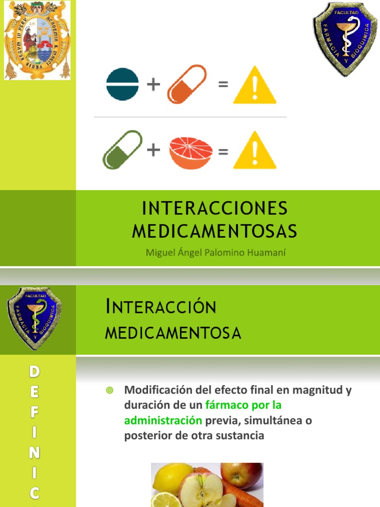 INTERACCIONES MEDICAMENTOSAS Biotransformation