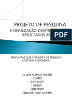 Projeto de Pesquisa