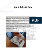 Bitácora 7 MusaTex