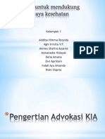 Advokasi Untuk Mendukung Upaya-Upaya Kesehatan