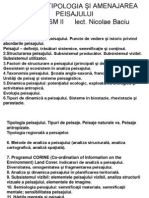 Dinamica Tipologia Si Amenajarea Peisajului SM II Optional 2 2013