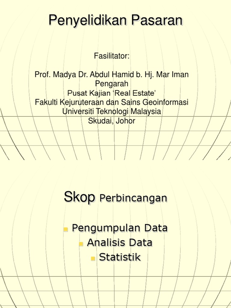 Penyelidikan Pasaran dan Penentuan Persona Pembeli