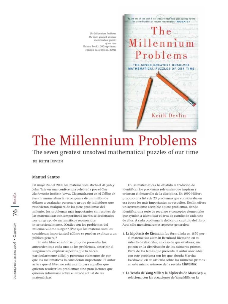 Millennium | PDF | Ecuaciones | Enseñanza de matemática