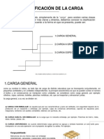 Clasificacion de Las Cargas Contenedores