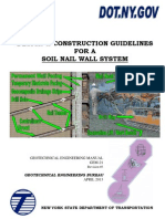 Design & Construction Guidelines For A Soil Nail Wall System