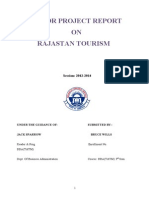 Major Project Report On Rajastan Tourism (Tourism Project) .