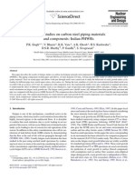Fatigue Studies On Carbon Steel Piping Materials and Other Componenets-Pksingh