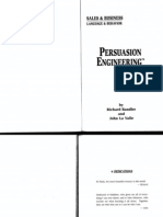 Richard Bandler and John La Valle - Persuasion Engineering