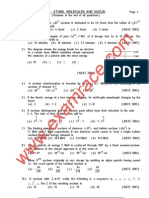 Chemistry Atoms MCQ