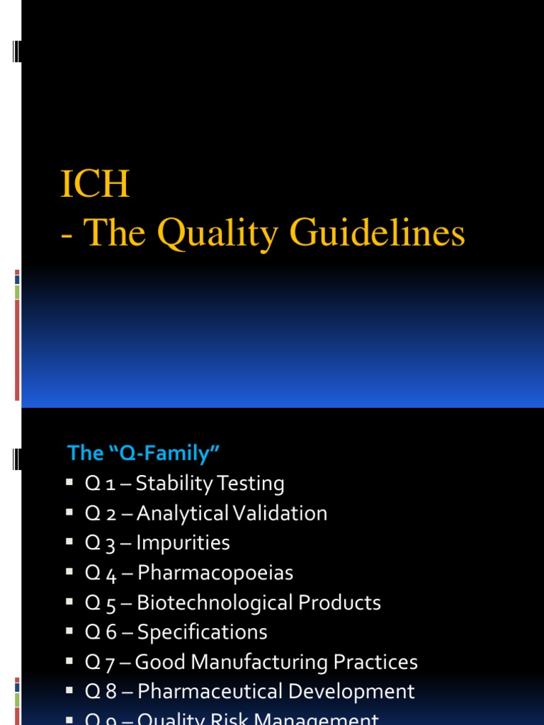 QMS GUIDELINES ICH visual data 3