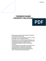 Thermodynamic Property Relations