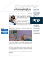 SiteBarra Exclusivo - Depoimento Do Jovem Preso Revela Detalhes Do Assassinato Das Três Pessoas Da Mesma Família em Mantena
