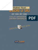 Izbori U SRJ Od 1990 - Do 1998