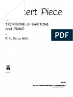 Concert Piece (La Nux, Paul Véronge De) Piano