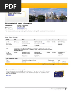 Flight Ticket