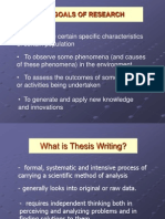 Sample Research Thesis Writing