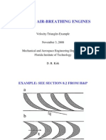 Mae 4261: Air-Breathing Engines: Velocity Triangles Example