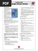 11B. Angle Grinder Safety