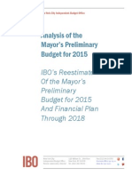 2014-03-26 NYC IBO. Analysis of the Mayor_s Preliminary Budget for 2015