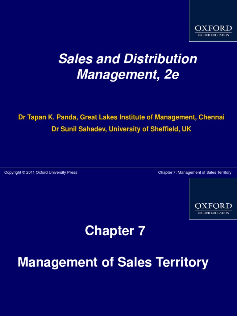 Sales and Distribution Management, 2e | PDF | Marketing | Market ...