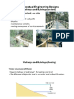 Conceptual Engineering Designs: Walkways and Buildings (On Land)