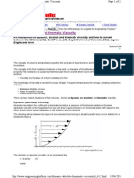 Dynamic Absolute Kinematic ViSCOSITY