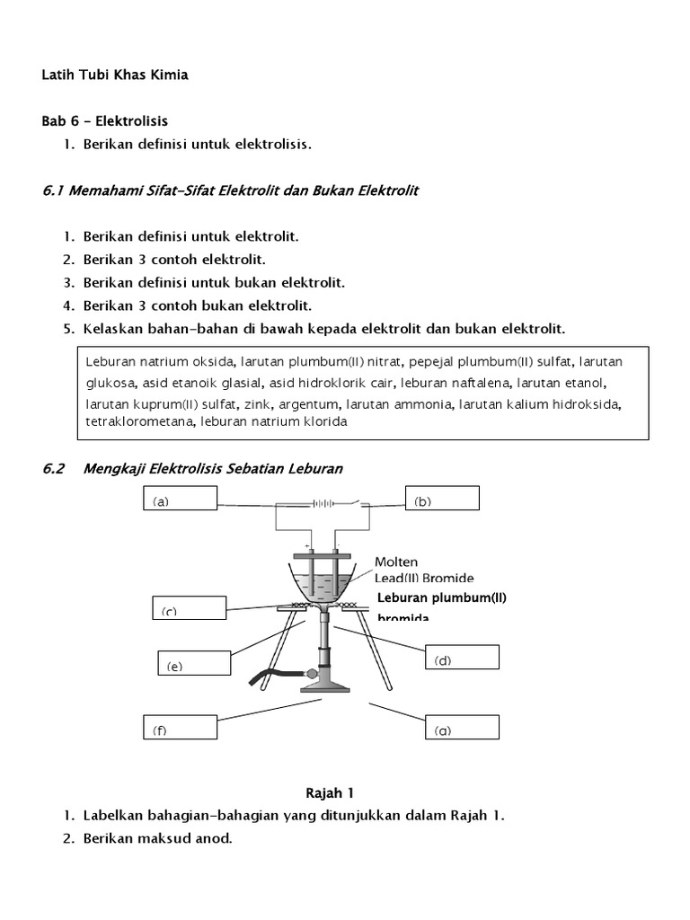 Latih Tubi Khas Kimia Pdf