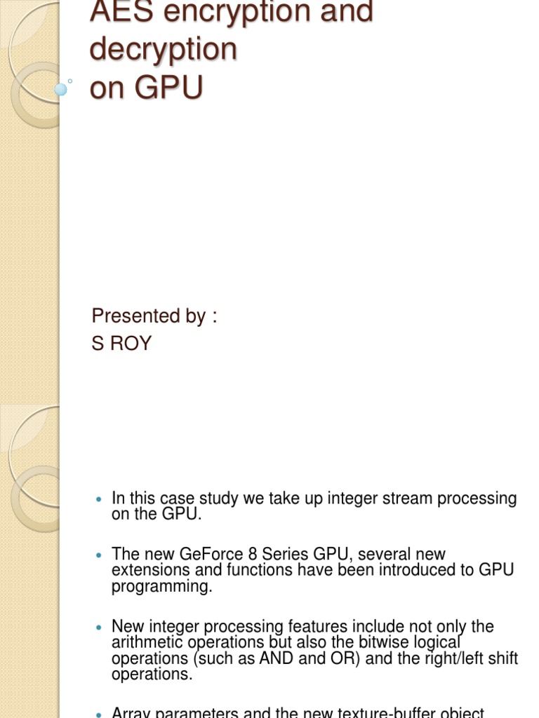 AES Encryption and Decryption | PDF | Key (Cryptography) | Cipher
