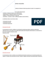 Clasificación de instrumentos musicales