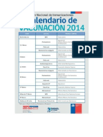 Calendario Vacunas 2014