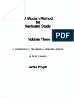 James Progris - A Modern Method for Keyboard Study Vol. 3