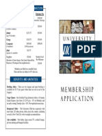 University Club of Albany - Membership Application