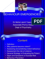 Behavior Emergencies