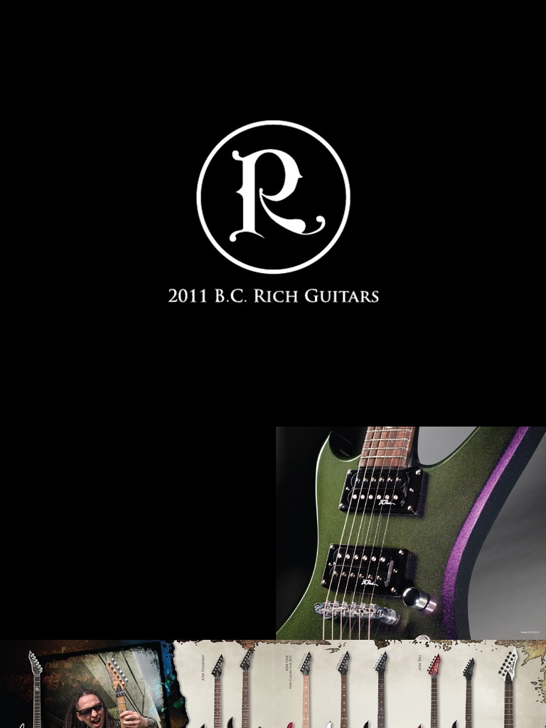 B.C Rich JRV ICON JRVRBO BC Rich Catalog | PDF | Guitars | Bass Guitar