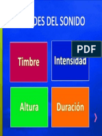 1° - CUALIDADES DEL SONIDO