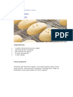 Biscoito de Araruta e Coco - Receita PDF