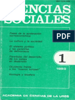 Ciencias Sociales 1-1989- Academia de Ciencias de la URSS