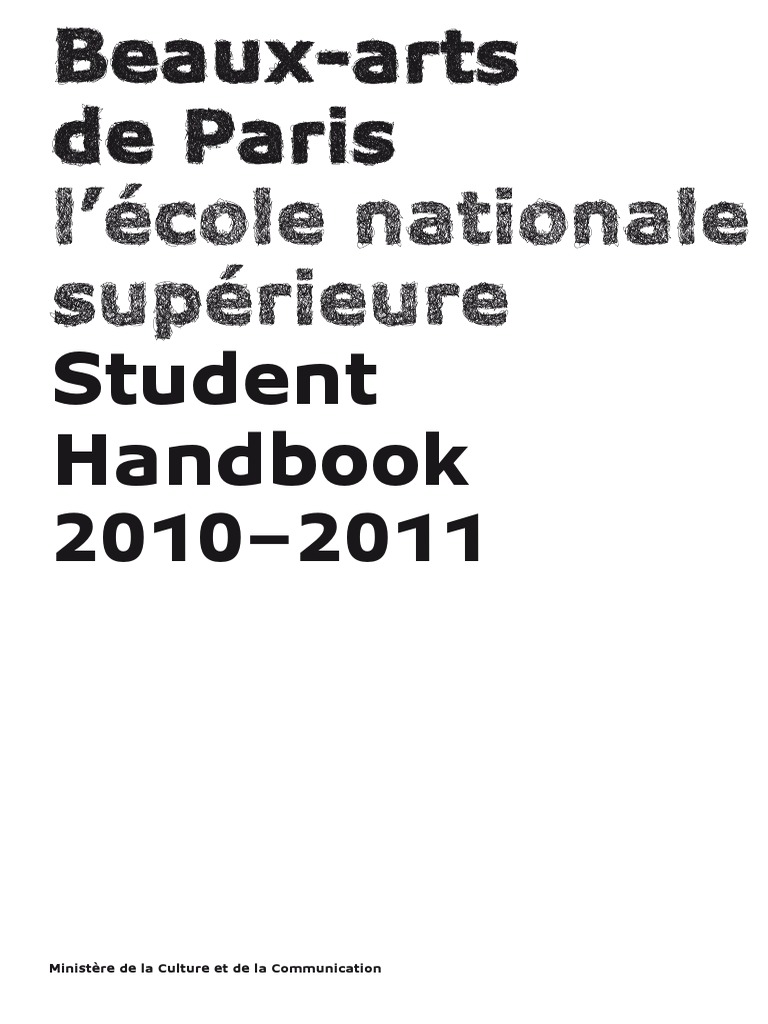 Ensba Studenthandbook Course Credit University And