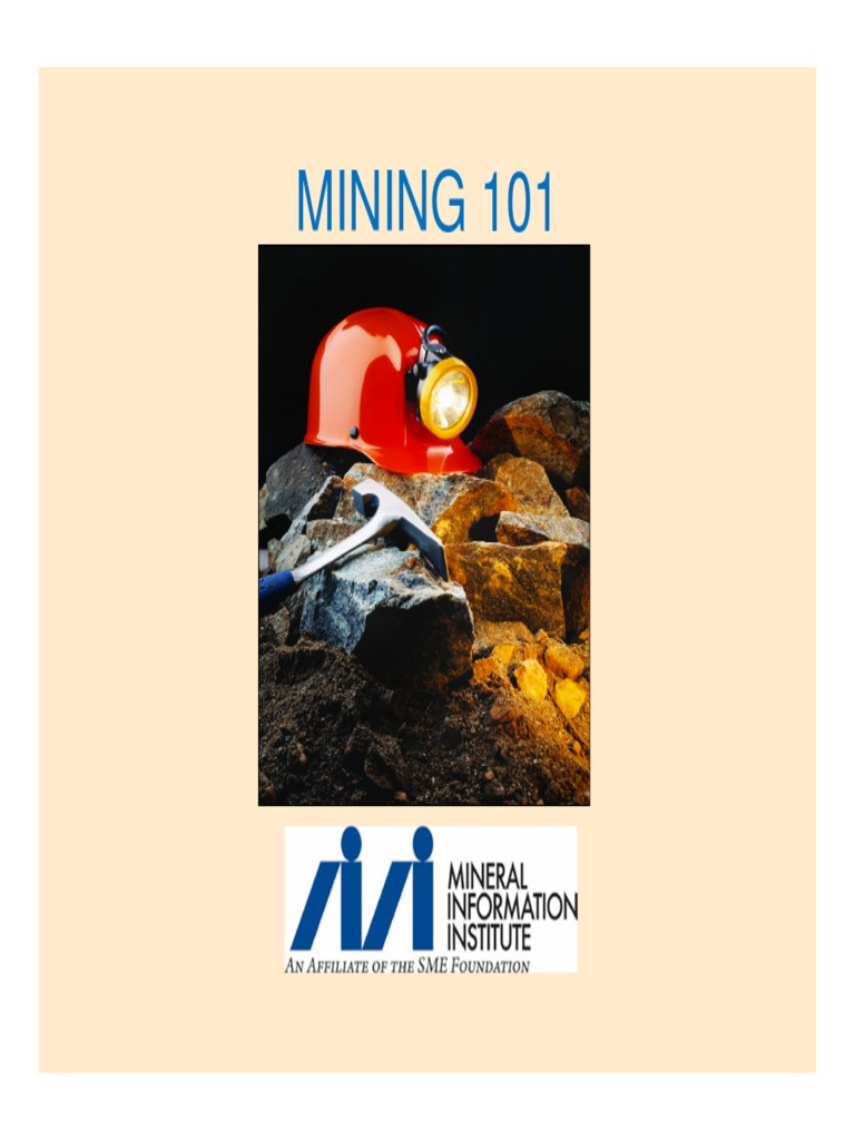 Mining 101 | PDF | Science & Mathematics