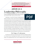 Confucianism as a Leadership Philosophy