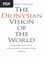 Download Nietzsche Friedrich - Dionysian Vision of the World Univocal 2013 by V1rtus SN219186390 doc pdf