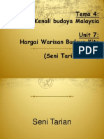 Tema 4: Kenali Budaya Malaysia Unit 7: (Seni Tari & Muzik) : Hargai Warisan Budaya Kita
