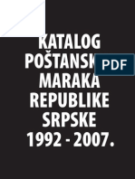 Katalog Postanskih Maraka Republike SrpskeSr