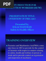 FMA 1967  Occupational Safety And Health Administration 