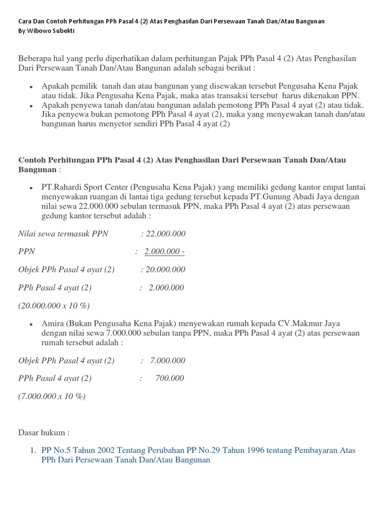 Contoh Soal Pajak Kendaraan Bermotor Beserta Jawaban